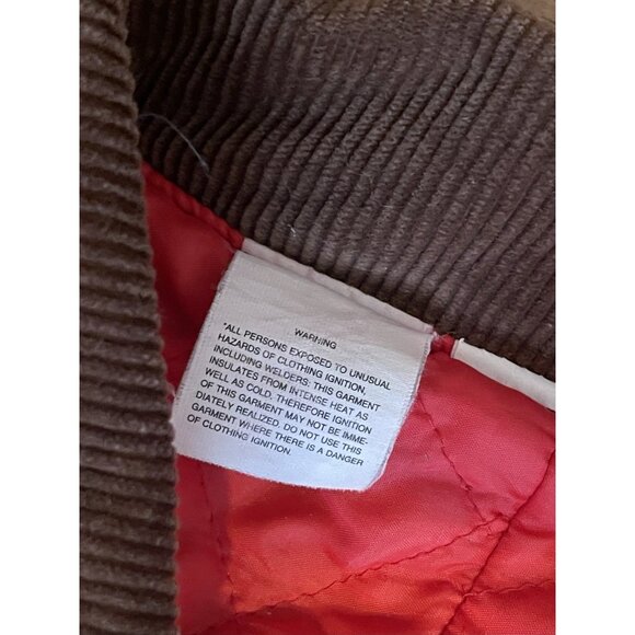 WALLS BLIZZARD PRUF INSULATED COVERALLS TAN Made In USA Large READ - Picture 12 of 16